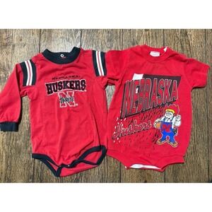 Vintage/y2k Nebraska huskers infant one piece 18/24 months